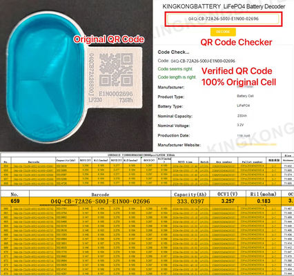 8000 চক্র 314Ah Lifepo4 ব্যাটারি OEM গ্রেড A MB31 রিচার্জযোগ্য প্রিজম্যাটিক সেল