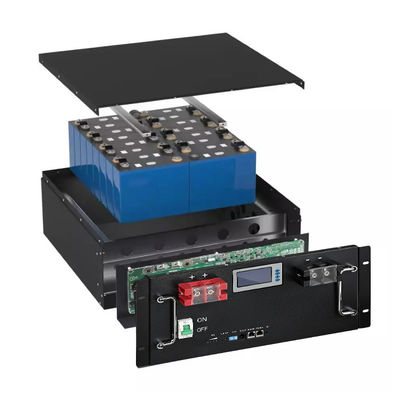 IP55 OEM 48V 100AH LiFePO4 ব্যাটারি প্যাক শক্তি সঞ্চয় জন্য 10-20 কেডব্লিউএইচ আউটপুট শক্তি পরিসীমা