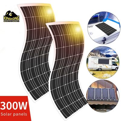 OEM নমনীয় সৌর প্যানেল 200W প্যানেলের মাত্রা 1590x710x2mm 100W 210W 310W 410W 525W