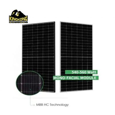 182 মিমি সেল আকার একক স্ফটিক টাইগার প্রো 550W 540W সৌর শক্তি সিস্টেমের জন্য সৌর প্যানেল