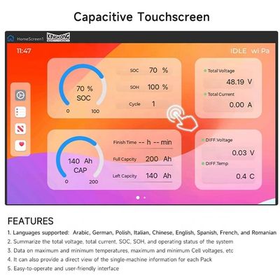 সৌর লাইফপো৪ ব্যাটারি ৪৮V ১০০Ah ২০০Ah ২৮০Ah