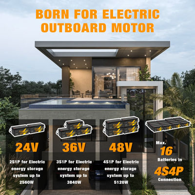 12V 12.8V 24V 48V ভোল্ট 100Ah 120Ah 200Ah 300Ah 400Ah রিচার্জেবল লাইফপো4 ডিপ সাইকেল লিথিয়াম আয়ন ব্যাটারি প্যাক সিলড