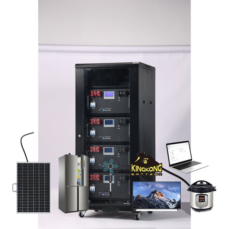 র্যাক মাউন্ট করা 51.2V 120Ah 6Kwh 48V LiFePO4 সৌর ইনভার্টার শক্তি সঞ্চয় ব্যাটারি সিস্টেম