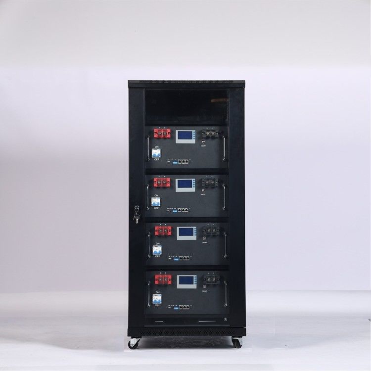 51.2V 100Ah LiFePO4 সৌর শক্তি ধারক জন্য শক্তি সঞ্চয় ব্যাটারি 19 ইঞ্চি 10