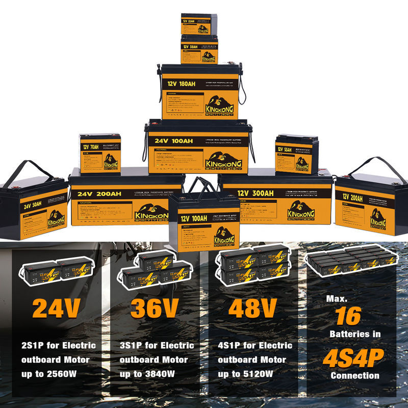 গভীর চক্র লাইফপো4 লিথিয়াম আয়ন ব্যাটারি