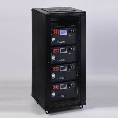 OEM 51.2V 50Ah র্যাক মাউন্টড হোমহাউজিং এনার্জি স্টোরেজ সৌর প্যানেল সিস্টেমের জন্য Lifepo4 ব্যাটারি প্যাক