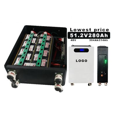 24V 48V 230AH 280AH 16s কাস্টমাইজড OEM বক্সের জন্য DIY ব্যাটারি বক্স 15kwh Lifepo4 ব্যাটারি