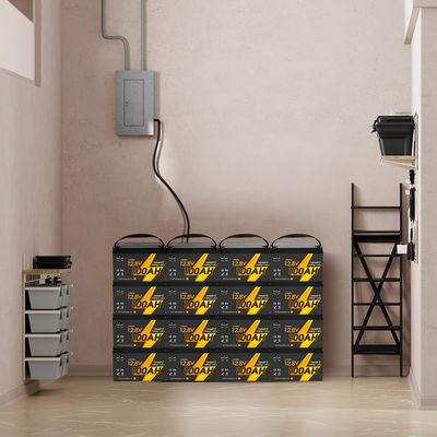 12V 12.8V 24V 48V ভোল্ট 100Ah 120Ah 200Ah 300Ah 400Ah রিচার্জেবল লাইফপো4 ডিপ সাইকেল লিথিয়াম আয়ন ব্যাটারি প্যাক সিলড